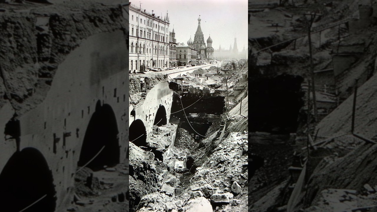 Мощные арки под землей в самом центре Москвы