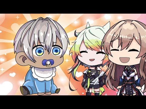 【バブラヒム】雑談中におしっこに行く赤ちゃんとマックで失敗するフレン【にじさんじ切り抜き・メイフ/イブラヒム/フレン・E・ルスタリオ/メリッサ・キンレンカ】【アニメ・非公式ぷちさんじ・手描き・漫画】