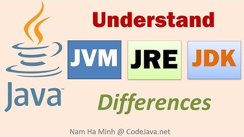 Understand Differences of JVM, JRE and JDK