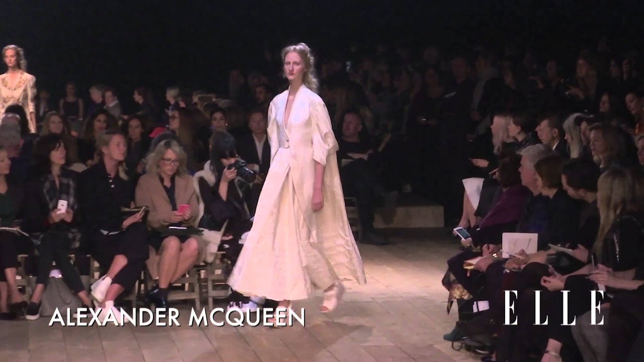 ALEXANDER MCQUEEN SS 2016 collection - YouTube