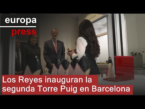 Los Reyes inauguran la segunda Torre Puig en Barcelona