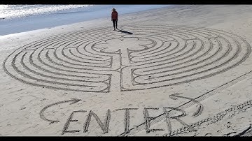 How To Draw The Chartres Labyrinth In The Sand