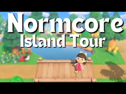 BUILDING A NORMCORE ISLAND IN 14 DAYS | NORMCORE ISLAND TOUR ACNH | ANIMAL CROSSING NEW HORIZONS