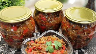 Икра (рагу) из баклажанов на зиму: без уксуса, без стерилизации. Вкусно. Подходит при диабете и ПП.