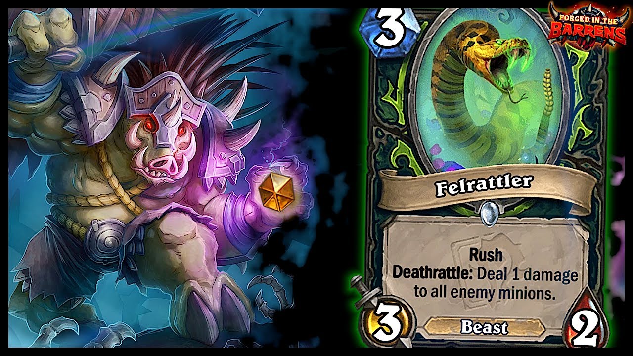Hearthstone N'ZOTH Deathrattle Demon Hunter EZ LEGEND in