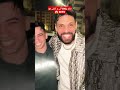 شاهد ردة فعل  بعدما ألتقى مع  لم يتوقف من ضحك     