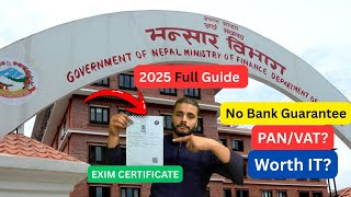 How To Get EXIM Code In Nepal 2025 || No Bank Guarantee !! |Import Export Business Nepal (Exim Code) screenshot 2