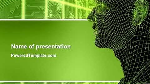 Artificial Intelligence PowerPoint Template by PoweredTemplate.com