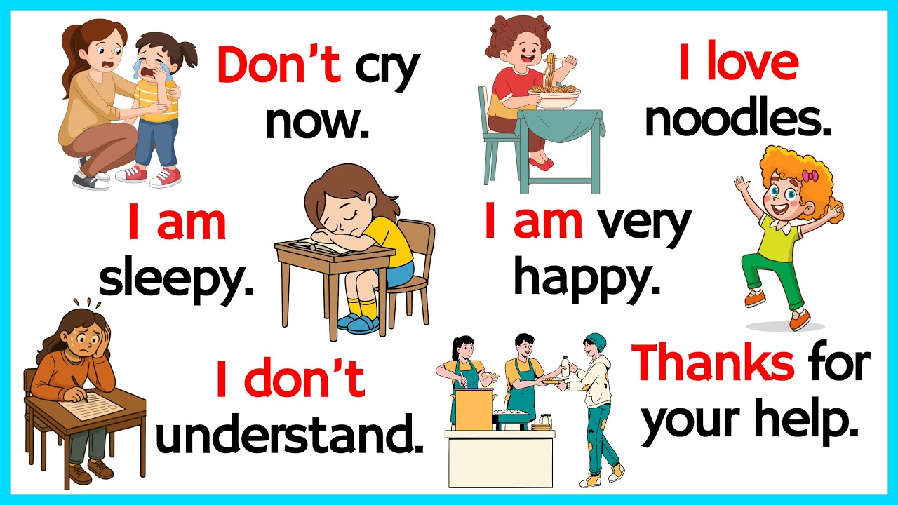 100 Common Daily Use English Sentences | Fun Learning Question Answers