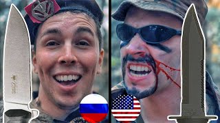 Спецназ против Морских котиков - ножи! | 🇷🇺/🇺🇸 | DBK на русском | Перевод Zёбры