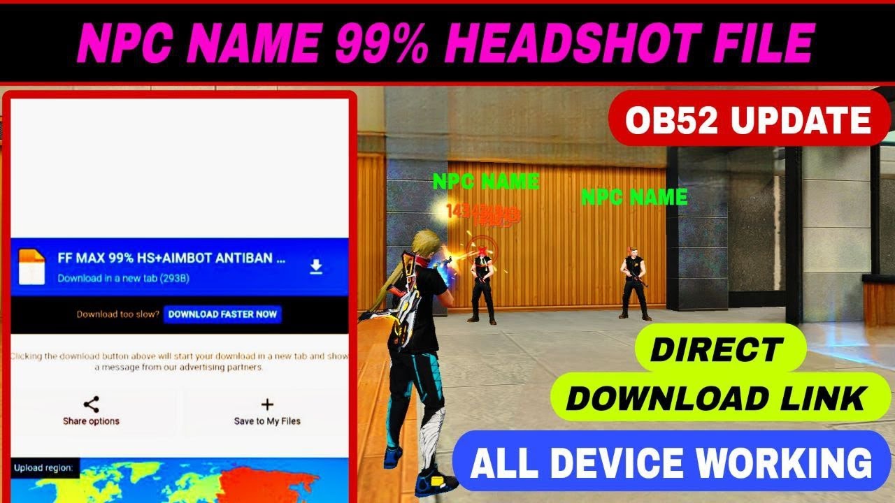 Free Fire Panel Mobile 🔥 FF Antiban Panel OB52 | Free Fire Hack New 😈 FF Injector 2026 | FF Panel