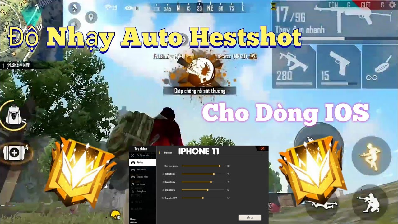 Garena Free Fire | Độ Nhạy FF Cho Dòng IOS | BinZ Gamer - YouTube