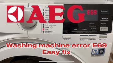 AEG Series 7000 washing machine Error E69 easy fix . Heater element replace . E69 fehler repair.