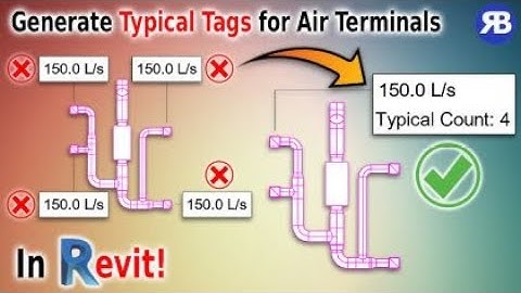 Revit MEP: Tag Multiple Air Terminals with One Typical Tag