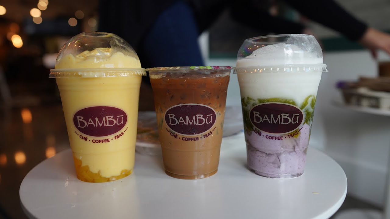 Bambu Vietnamese Desserts & Drinks Finally in Edmonton!!! - YouTube