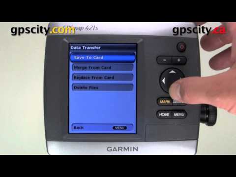 Garmin GPSMap 421s Video Manual -Topography Mapping