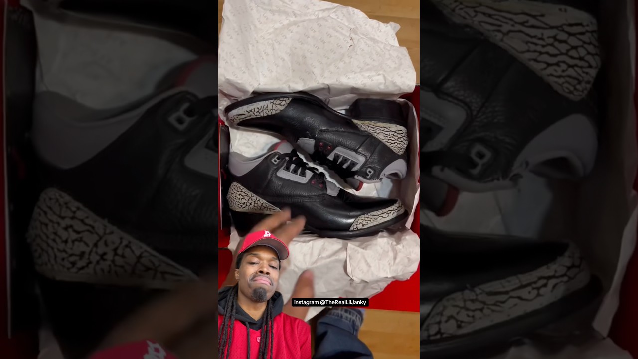 Я никогда в жизни не видел, чтобы кроссовки Jordan Retro 3 были сделаны таким образом.