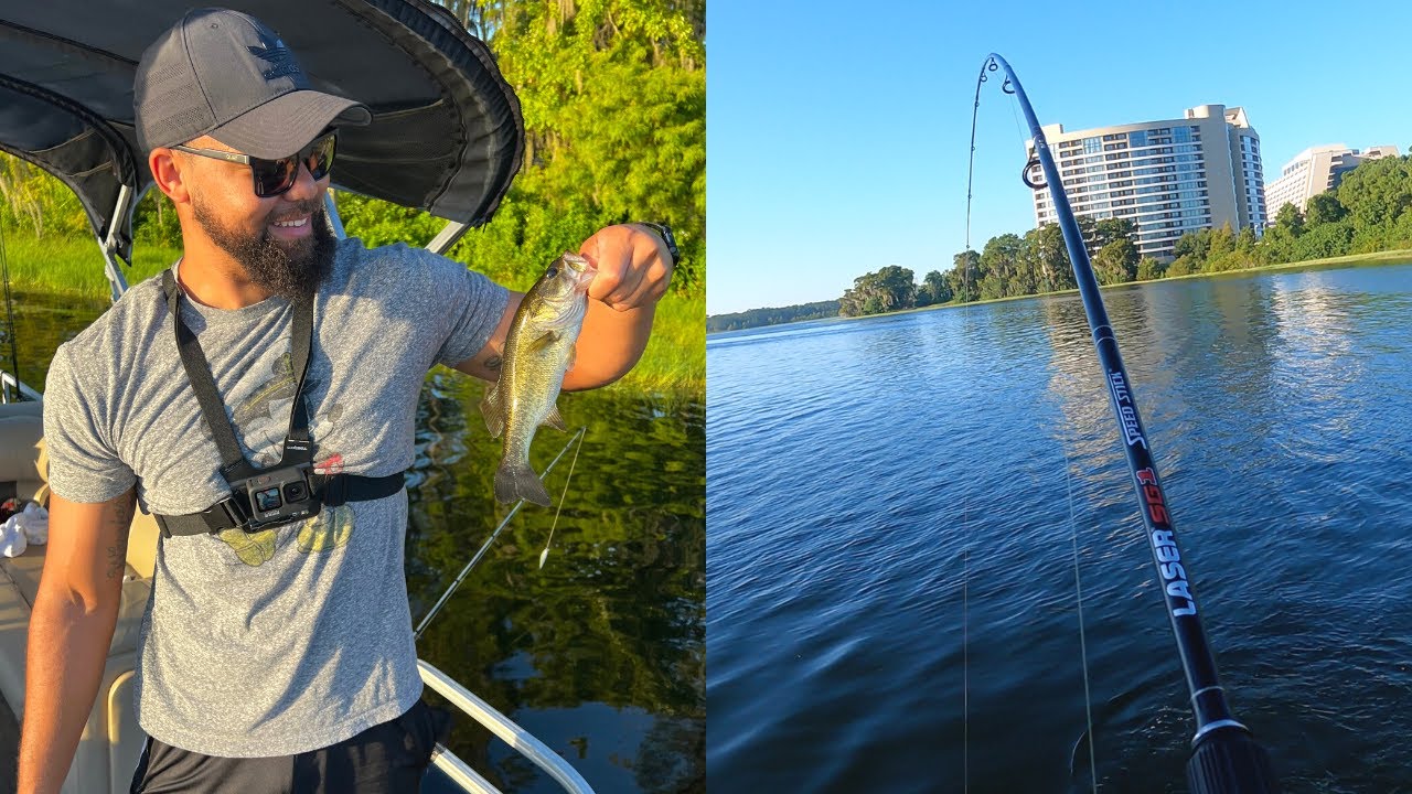 My CRAZY Bass Fishing Excursion at Walt Disney World!! Trail's End