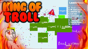 Agarpaper.io - The new contest is start in agarpaper.io "King Of Troll" - GOK