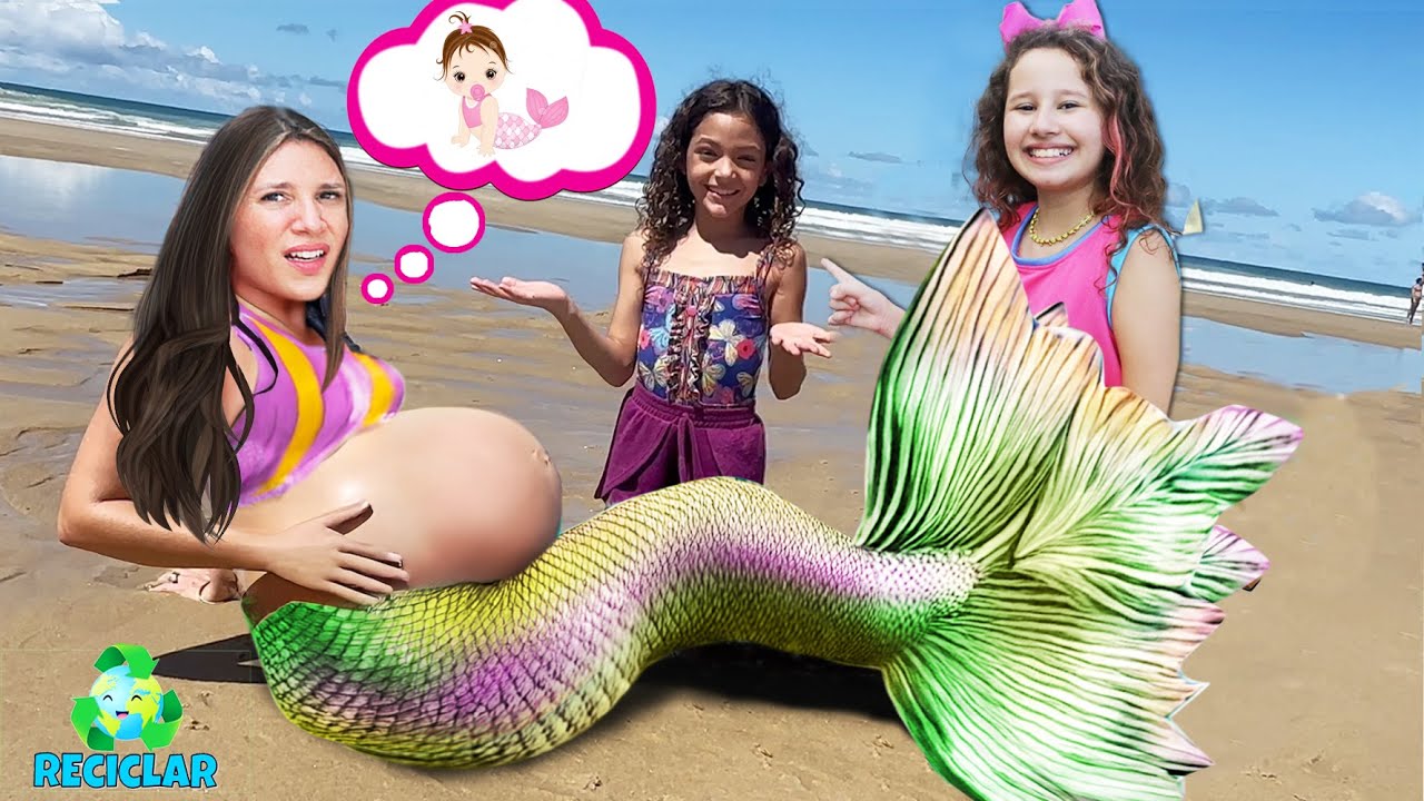 Валентина и ее подруга помогают Русалке! Экологическое образование для детей ♻️