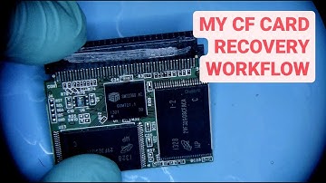 compact flash memory card recovery workflow