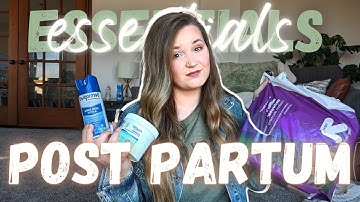 POSTPARTUM Essentials 2021 | Must Haves for Postpartum RECOVERY for New Moms