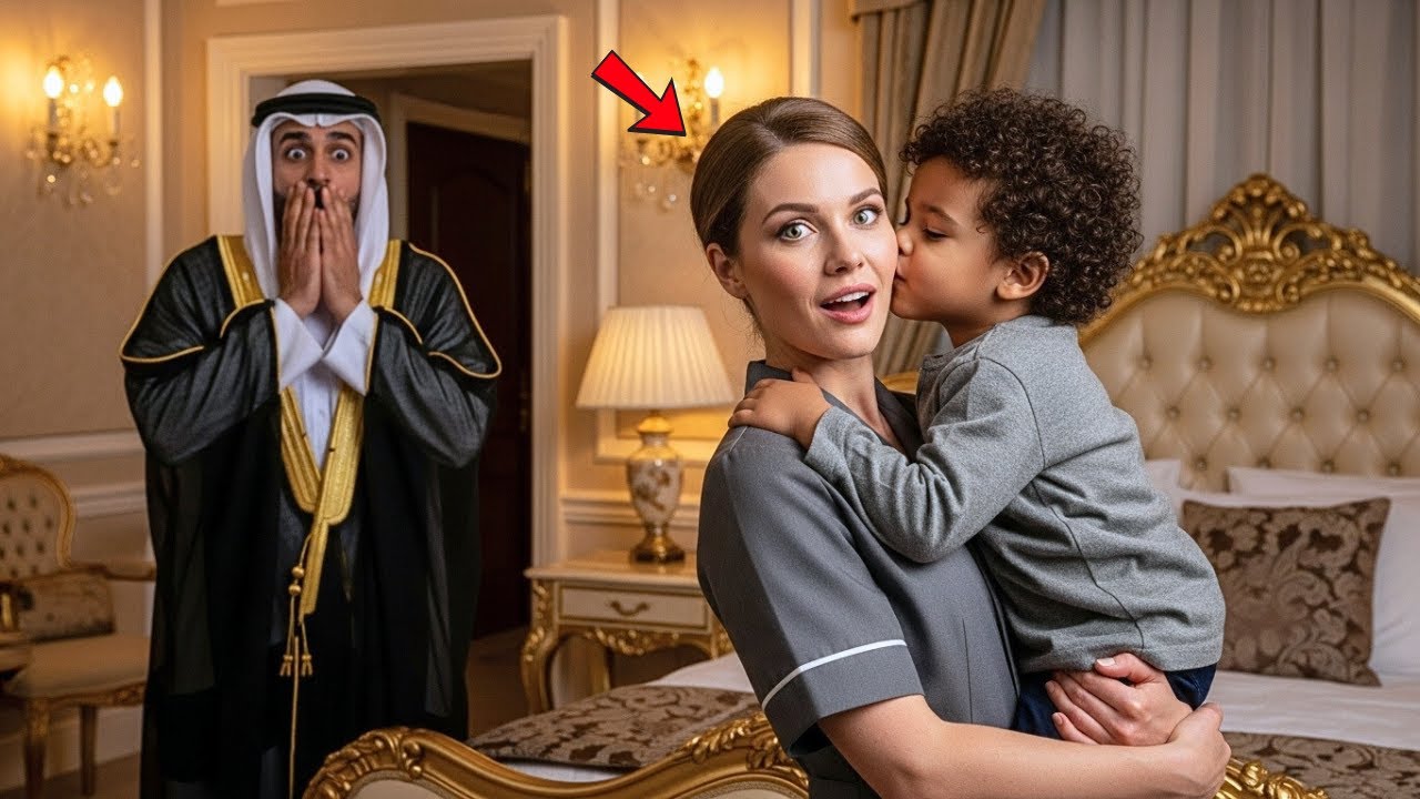 BEBELUȘUL MILIARDARULUI ARAB SCUIPA ÎN TOATE BONELE... DAR A SĂRUTAT-O PE MENAJERA SĂRACĂ...