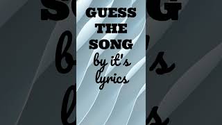 Guess the song by lyrics Ep. 12 | Vanessa TheWriter