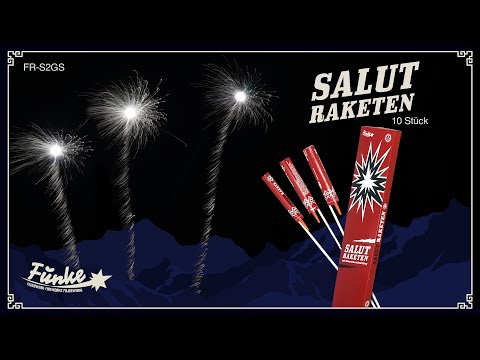 Salut-Raketen mit Silberschweifaufstieg - Salute Rockets [Batch 2020]