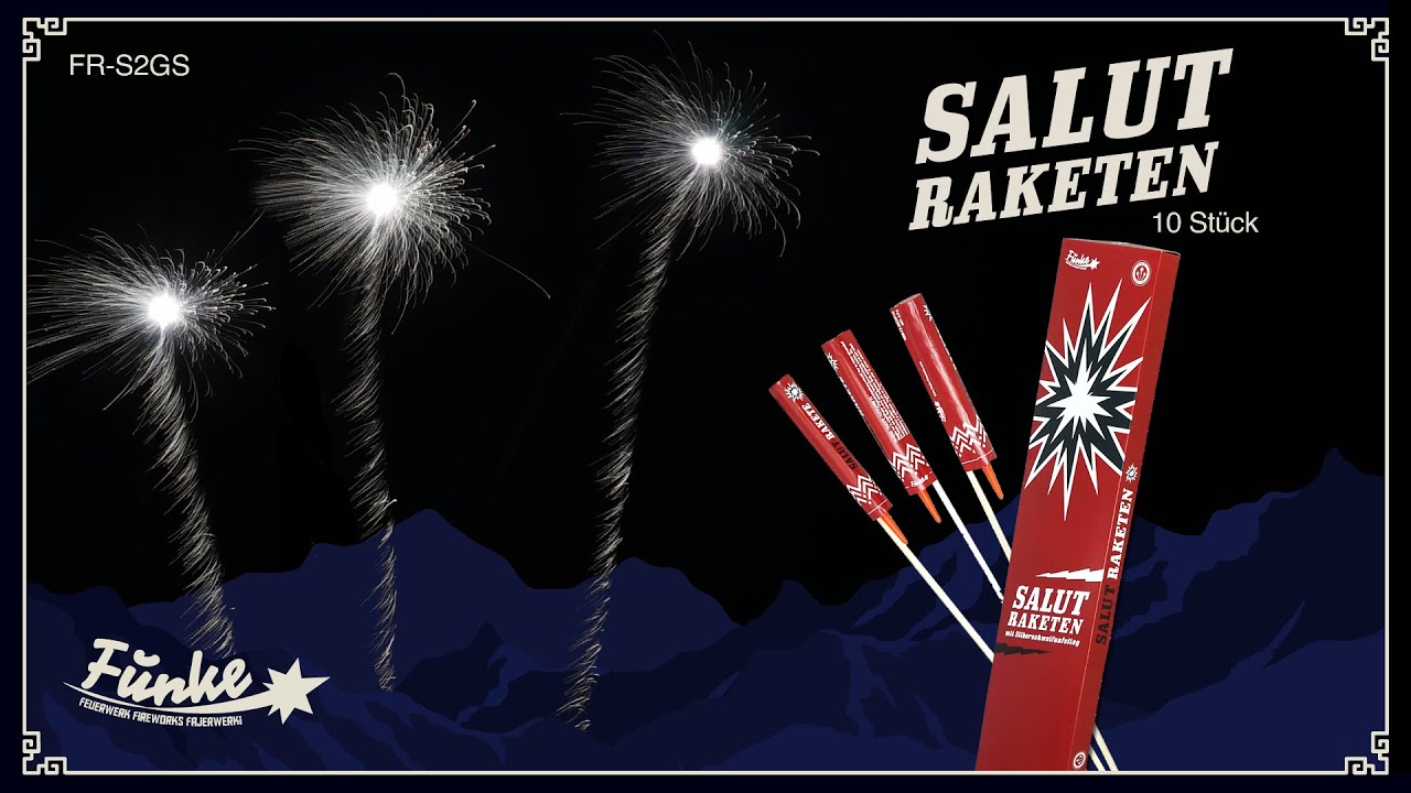 Salute Rockets Salut-Raketen mit Silberschweifaufstieg - Salute Rockets [Batch 2020 ...