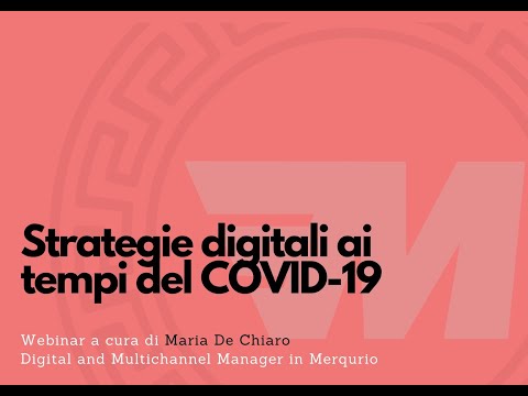 Strategie digitali ai tempi del COVID-19