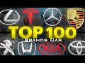 Top 100 brand cars in world