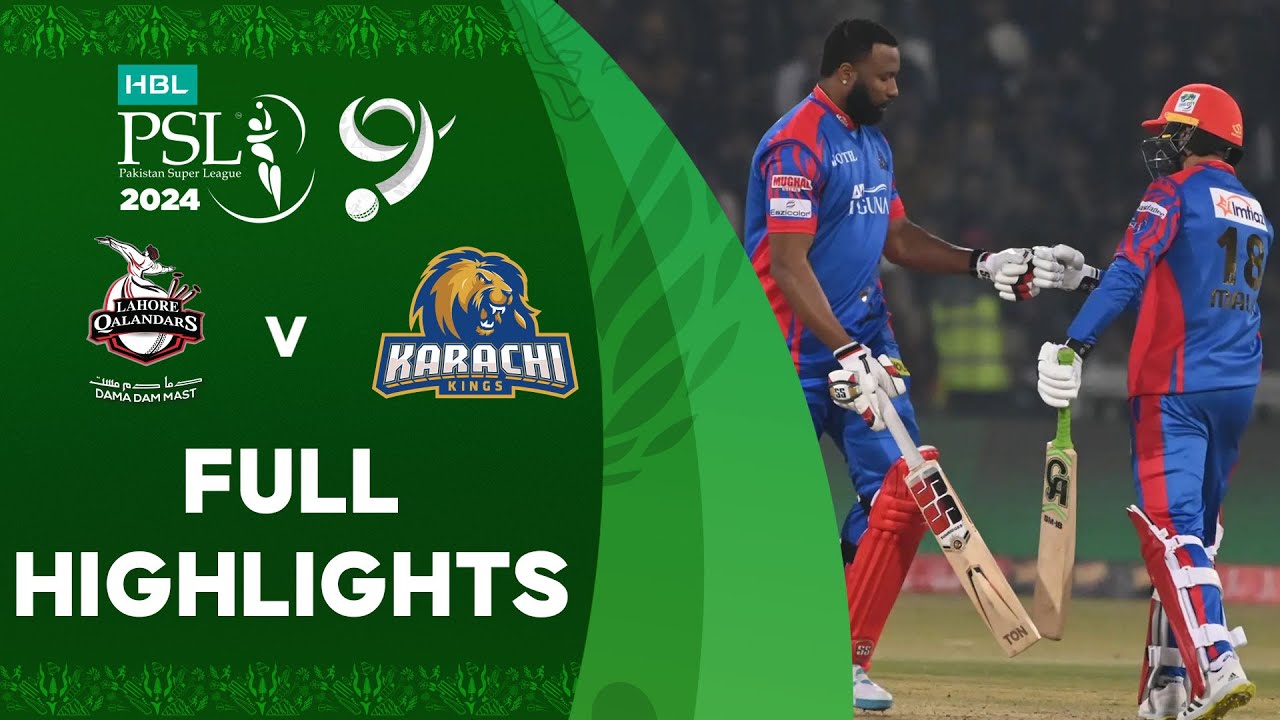 Full Highlights | Lahore Qalandars vs Karachi Kings | Match 10 | HBL PSL 9 | M1Z2U