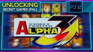 How to Unlock the SECRET Games? | Street Fighter Alpha Anthology | PlayStation 2