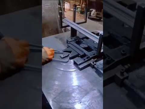 آلة مذهلة لثني الحديد Incredible Rebar Bending Machine