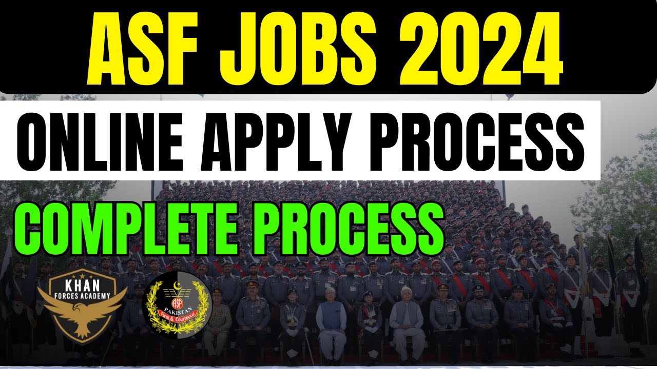 Online Apply Complete Process|Apply ASF|Registration process in ASF|ASF ...