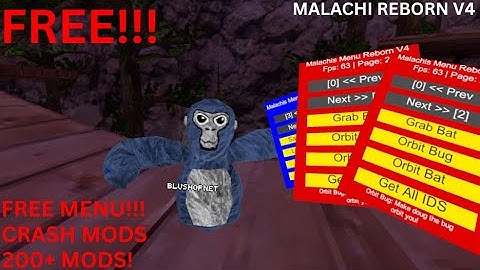 Is This The Best Free Menu? | Malachi Reborn V4 | Gorilla Tag Menu Showcase