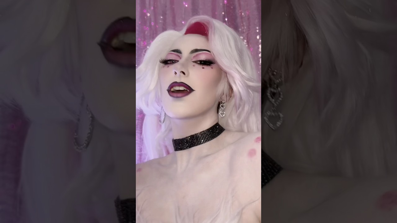 SORRY FOR MY ABSENCE I WAS WORKING ON HIM 👀👀 #angeldust #hazbinhotel #cosplay