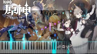 【Genshin/Piano】Rondeau des Fleurs et des Rapieres Fontaine battle song