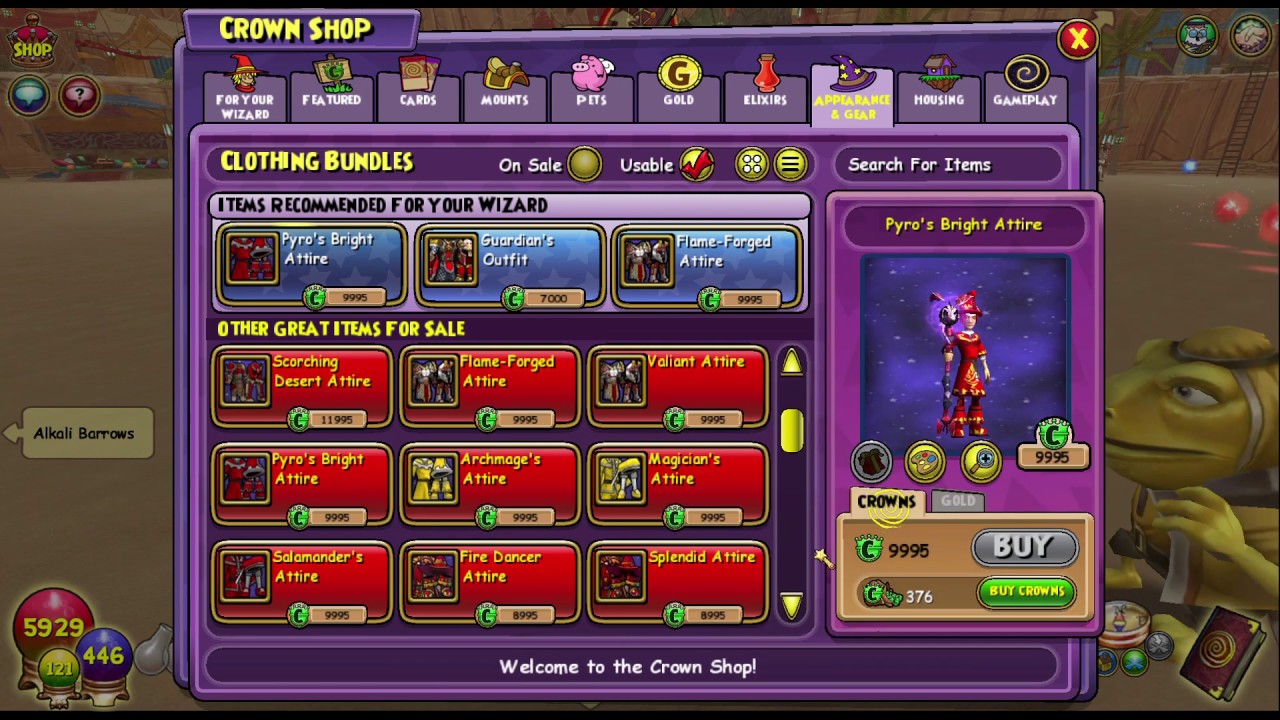 Wizard101: my champion fire setup