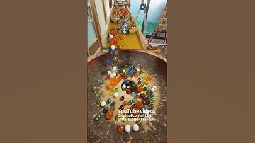 Marble Run (A long course with transparent pipes, a large funnel, and a winding path. 17) #ASMR