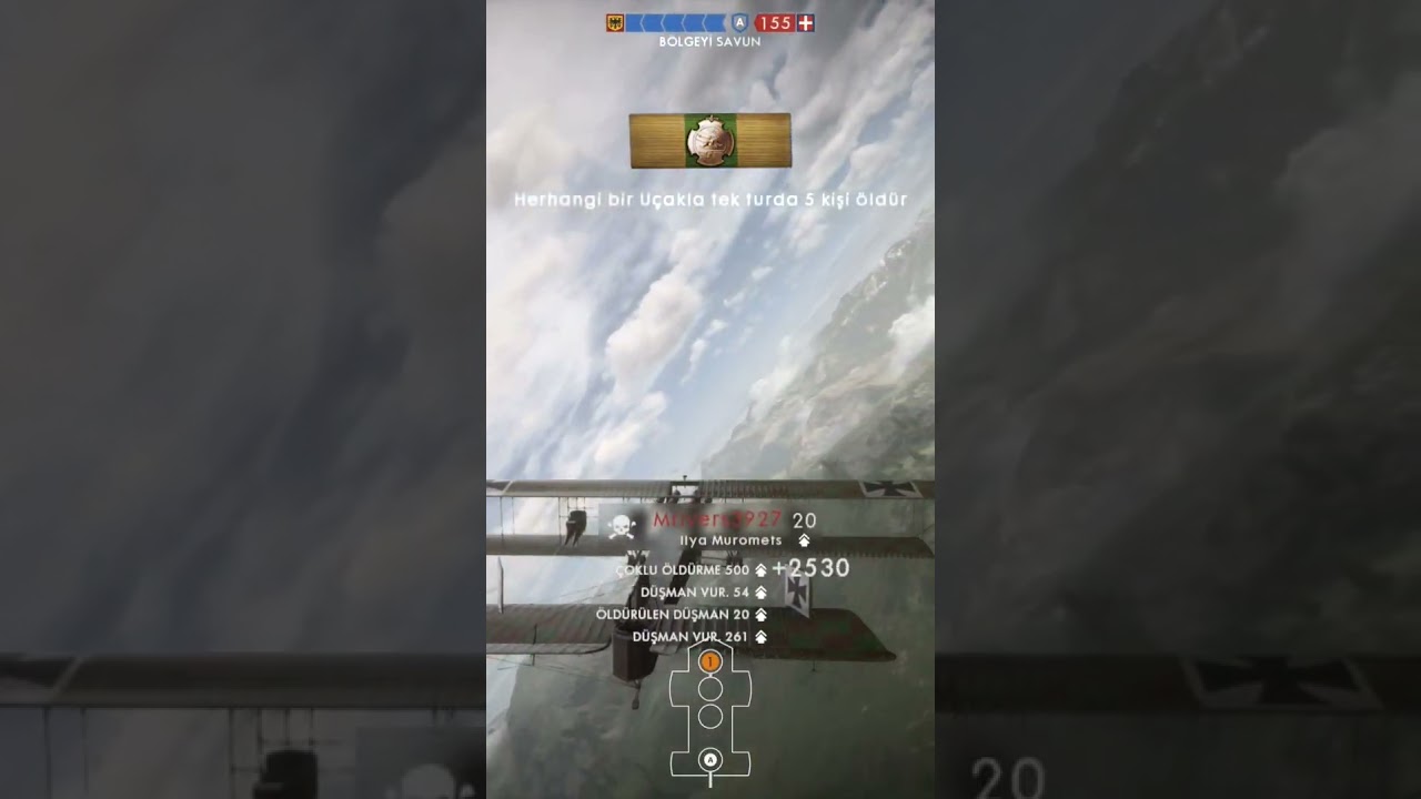 Battlefield 1 Killstreak Multikill Clip