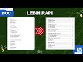 membuat daftar isi manual