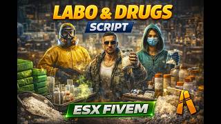 🧪 ESX Legacy : Labo de Drogues – Script Complet FiveM [Paid]