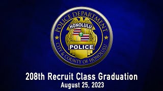 HPD 208th Recruit Class Graduation