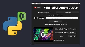 Youtube downloader com PyQt5