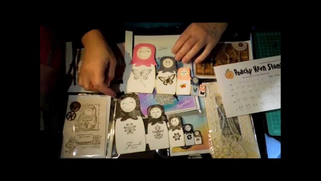 Nesting doll card with free ScanNCut file - YouTube