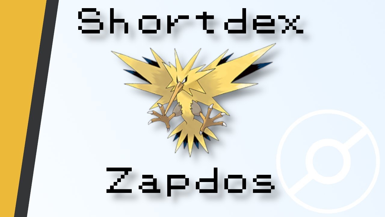 Shortdex VGC: Zapdos | Pokemon Sword and Shield Series 9 Guide 