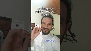 Tyt 12 Günde Kritik Konular Kampı Sizi Bekliyor