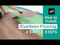 How to install gluedown flooring